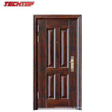 Conception de porte de sécurité simple en acier extérieur de TPS-022 Chine